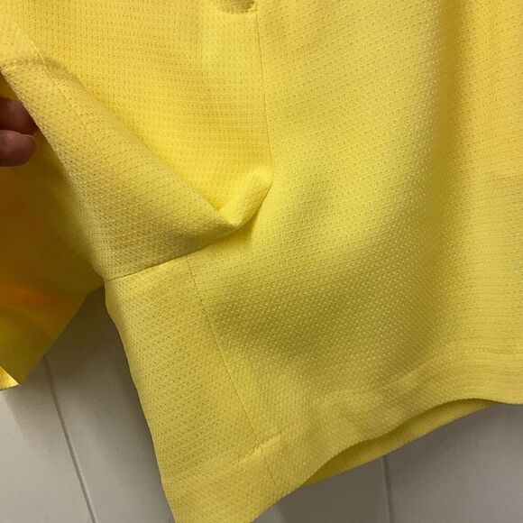 Vintage 80s Vanex by Paris Women’s Medium Yellow Bermuda Shorts - Picture 6 of 10